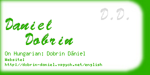 daniel dobrin business card
